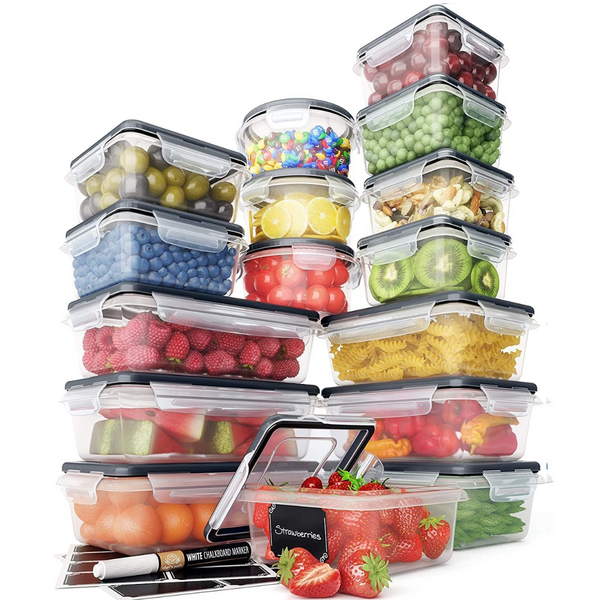 Set Organizadores de Nevera Apilables (4 uds)