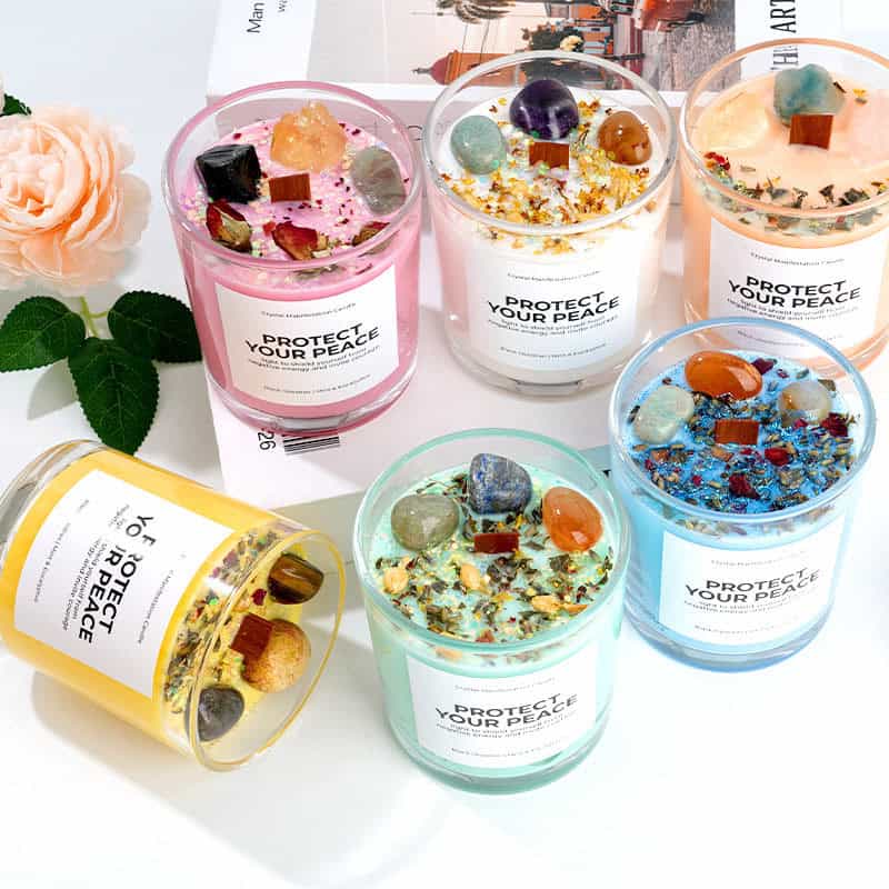Vela Aromática Artesanal en Vaso Decorativo